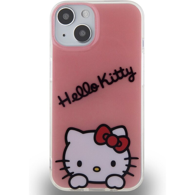 Ochranný kryt na iPhone 13 - Hello Kitty, IML Daydreaming Logo Pink