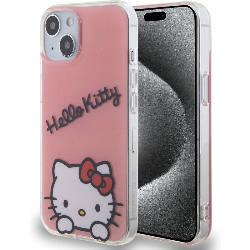 Ochranný kryt na iPhone 13 - Hello Kitty, IML Daydreaming Logo Pink