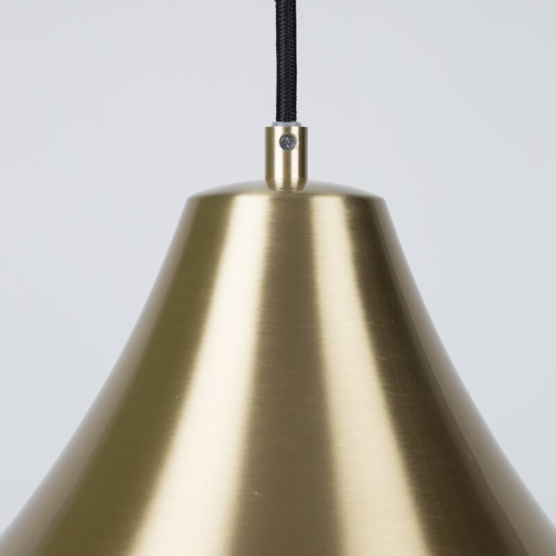 Mosazné závěsné světlo lampa ZUIVER GRINGO 35 cm