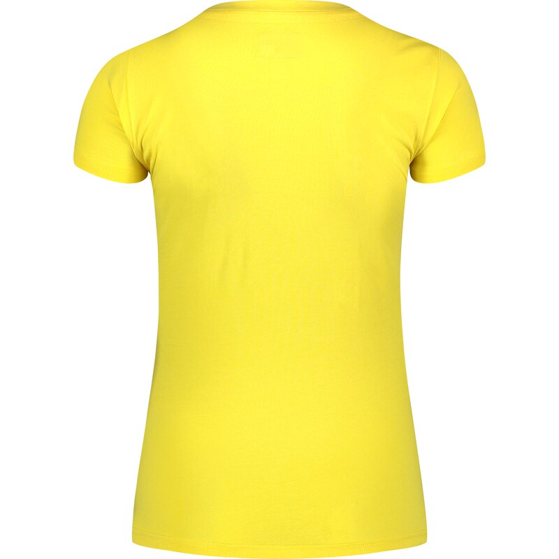 Nordblanc Žluté dámské bavlněné tričko PALETTE