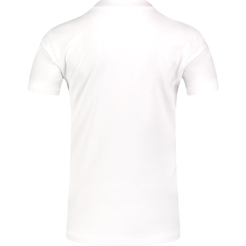 Nordblanc Bílé dámské bavlněné tričko PALMS