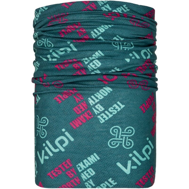 Multifunkční šátek Kilpi DARLIN-U tyrkysový + růžový