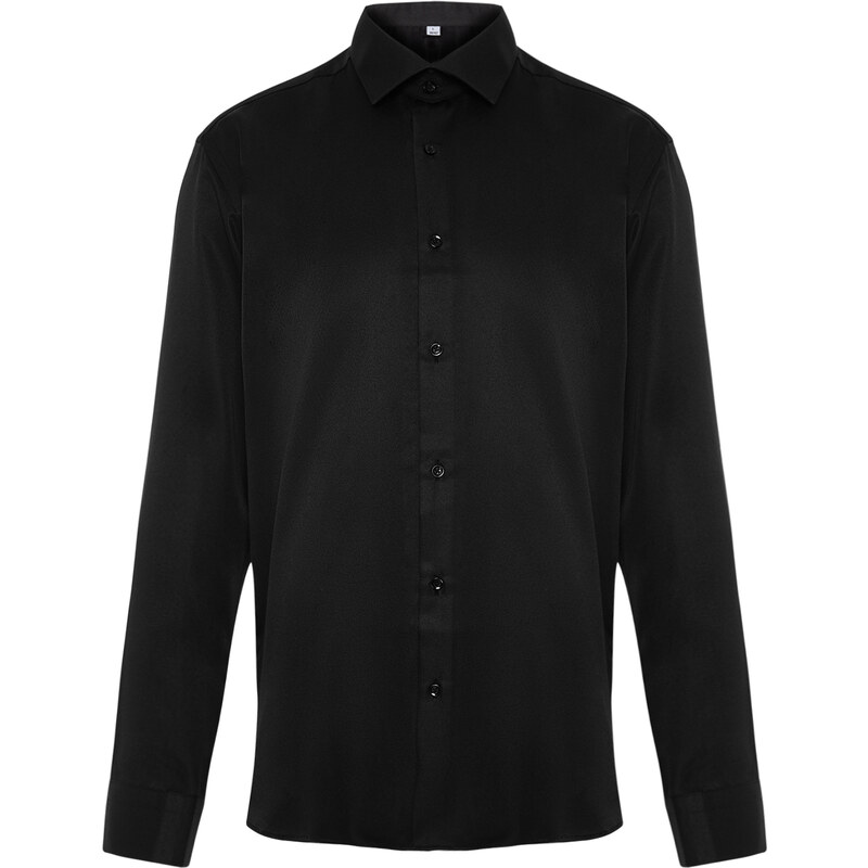 Trendyol Black Slim Fit Smart Shirt