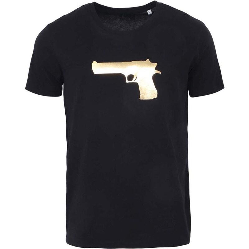 Černé pánské triko ZOOT Originál Zlatá pistole