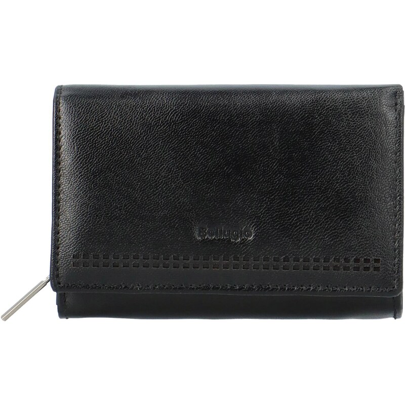 Dámská kožená peněženka černá - Bellugio Chiarana černá