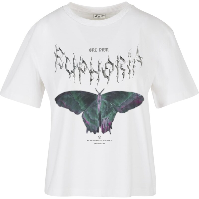 Mister Tee Bílé tričko Euphoria