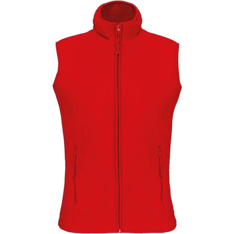 Kariban K906V MELODIE červená dámská fleecová vesta 3XL
