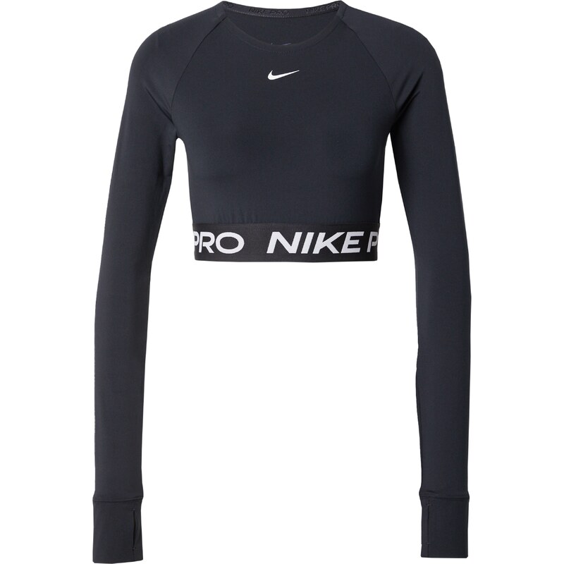 NIKE Funkční tričko Pro černá / bílá 92344051