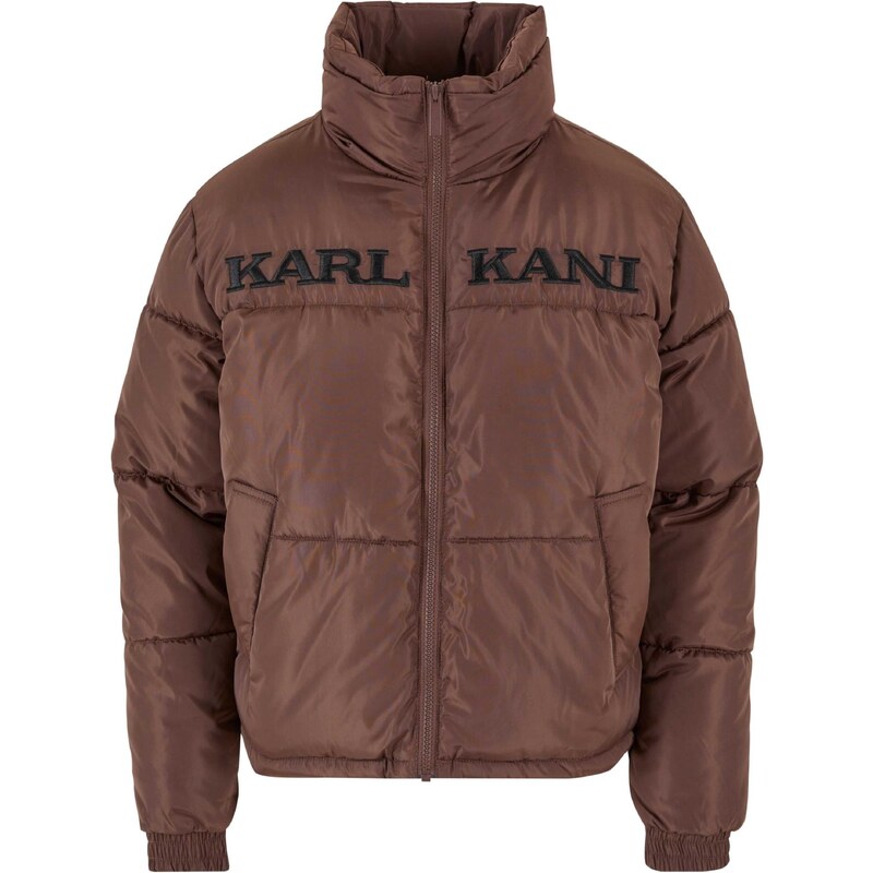 Karl Kani Zimní bunda tmavě hnědá / černá 95915637