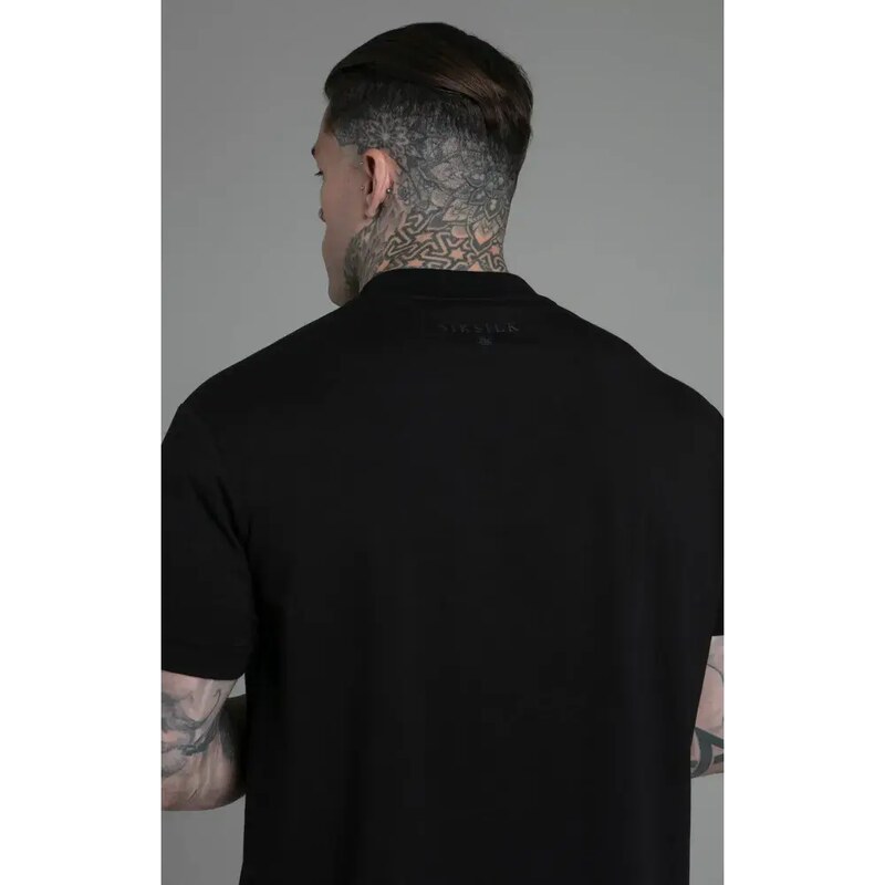 Tričko SIKSILK 2-pack Oversized white/black