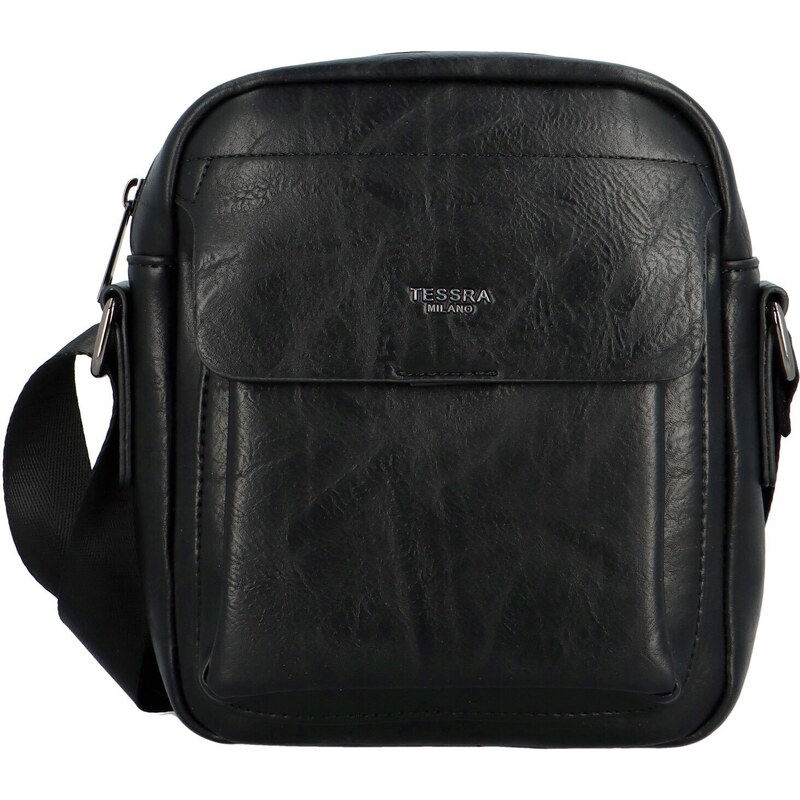 Milano design Pánská taška přes rameno černá - Tessra Ettans černá