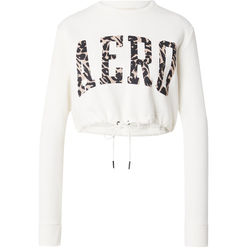 AÉROPOSTALE Mikina brokátová / černá / offwhite 109496149