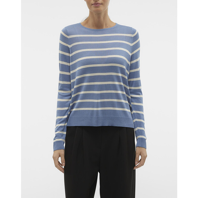 VERO MODA VMNOVA LS O-NECK PULOVR GA NOOS