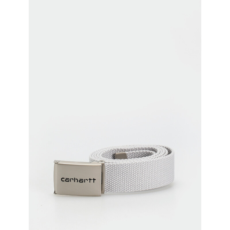 Carhartt WIP Clip Belt Chrome (sonic silver)šedá