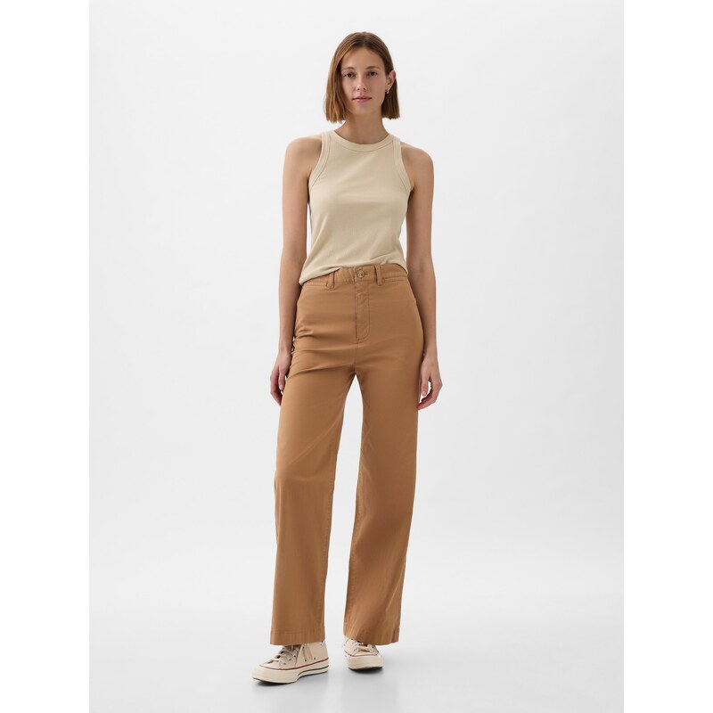 GAP Kalhoty high stride wide leg - Dámské 107073508