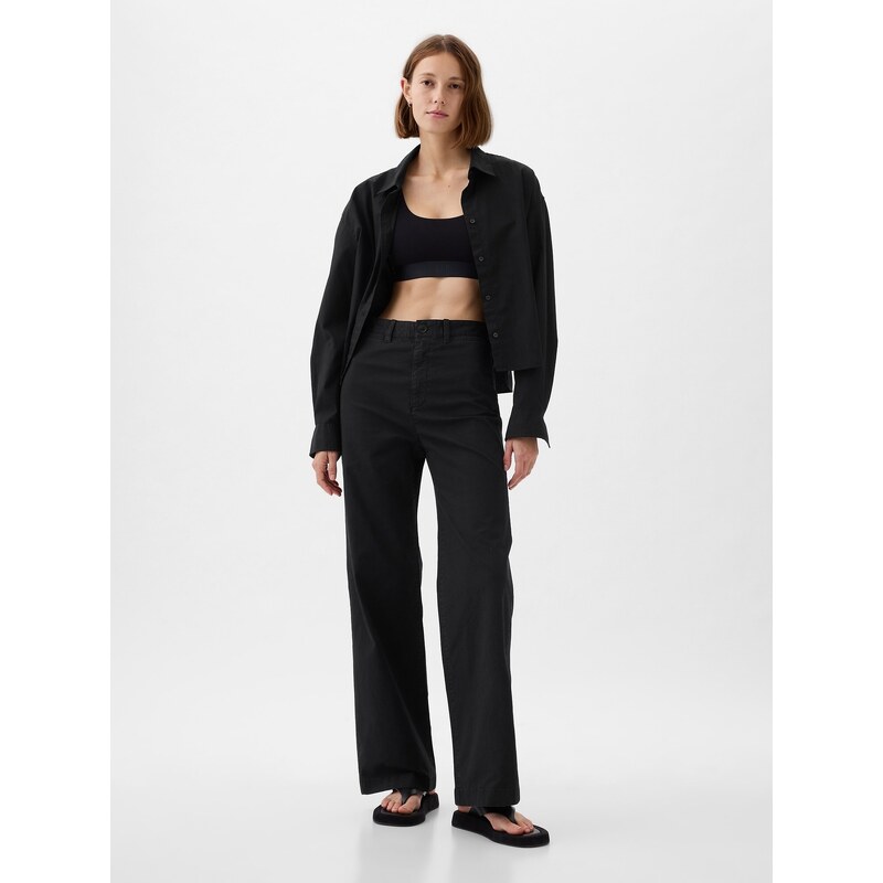 GAP Kalhoty high stride wide leg - Dámské 107073573