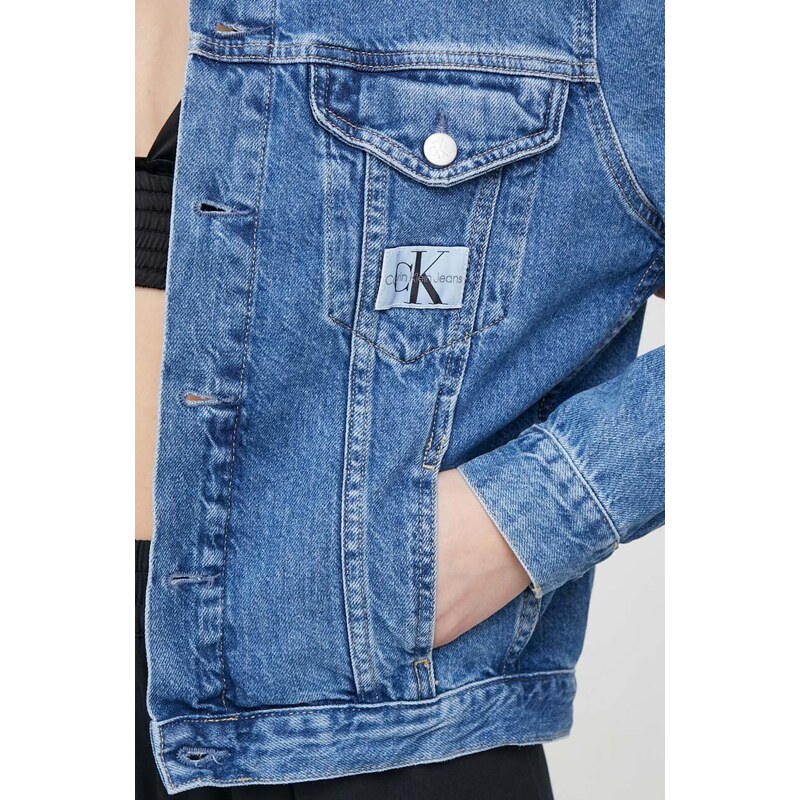 Džínová bunda Calvin Klein Jeans dámská, přechodná