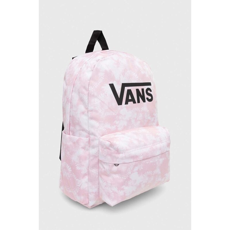 Dětský batoh Vans OLD SKOOL GROM BACKPACK růžová barva, velký, s potiskem