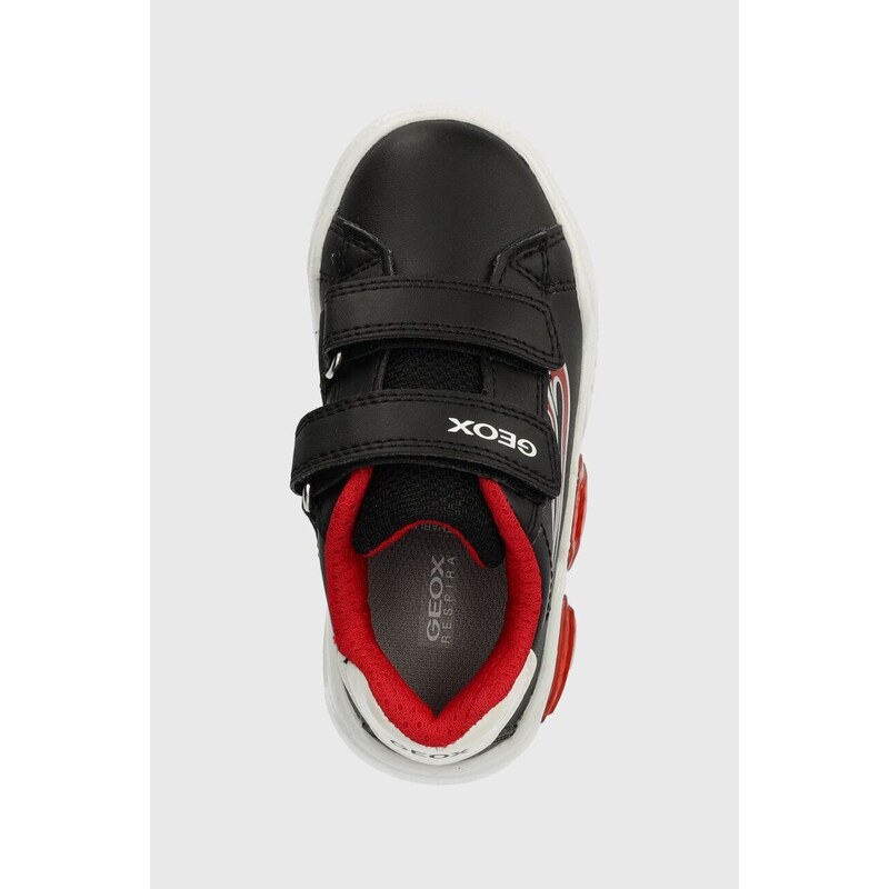 Dětské sneakers boty Geox ILLUMINUS černá barva