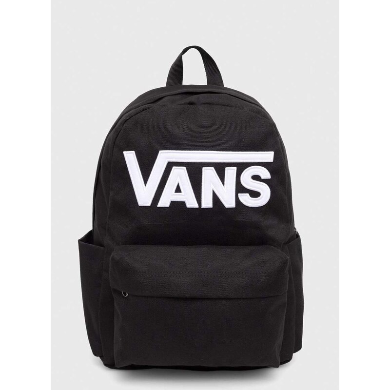 Dětský batoh Vans OLD SKOOL GROM BACKPACK černá barva, velký, s aplikací