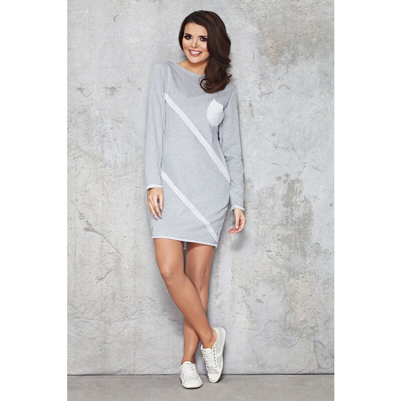Infinite You Womans Dress M069 Grey
