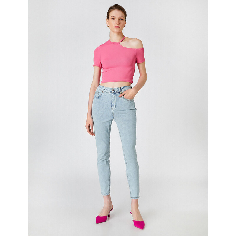 Koton Skinny Leg Jeans Trousers Slim Fit High Waist - Carmen Jean