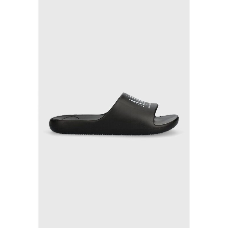 Pantofle Armani Exchange dámské, černá barva, XDP038 XV703 S277