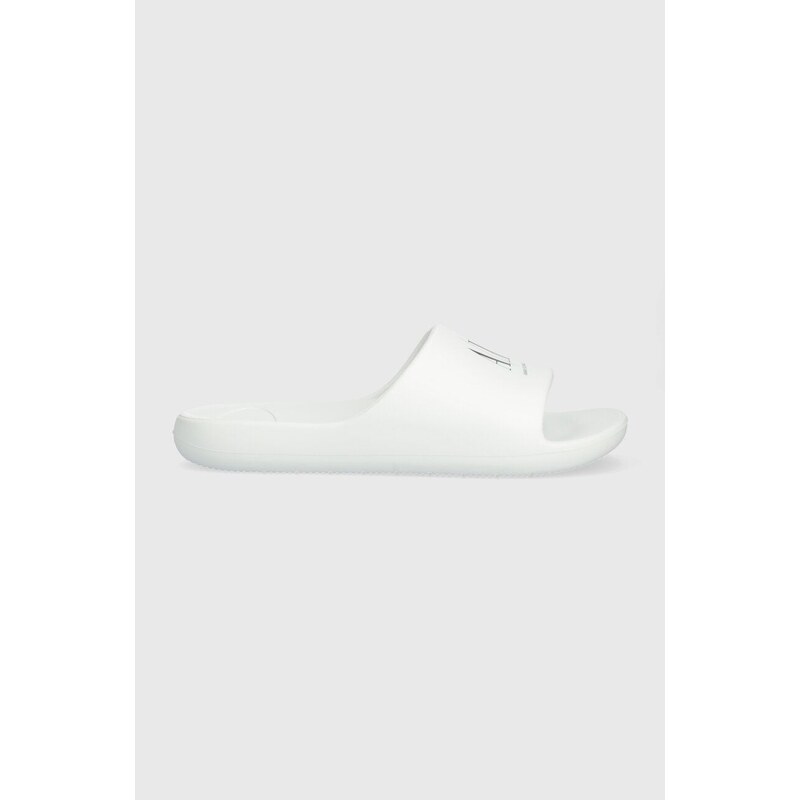 Pantofle Armani Exchange dámské, bílá barva, XDP038 XV703 K488