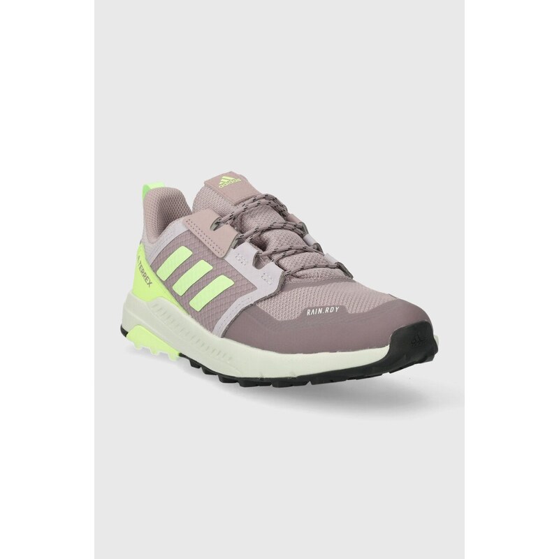 Dětské boty adidas TERREX TERREX TRAILMAKER R.RDY K fialová barva