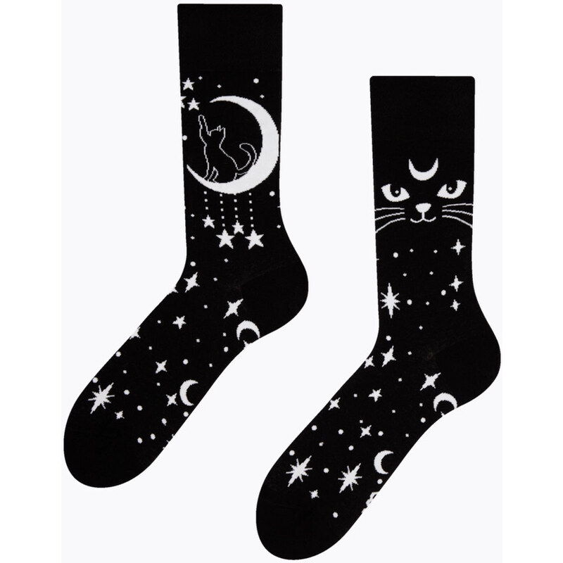Veselé ponožky Dedoles Tajemná kočka (GMRS1368)