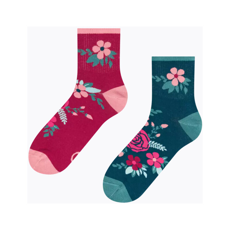 Veselé ponožky Dedoles Šípkové růže (D-U-SC-CS-C-C-1697)