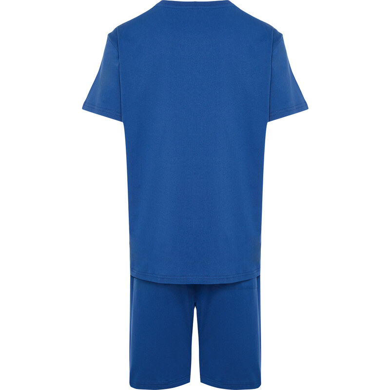 Trendyol Ingido Printed Regular Fit Knitted Shorts Pajamas Set