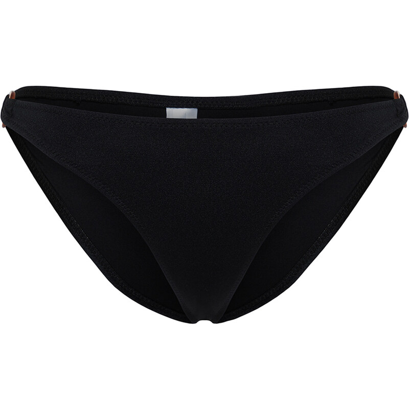 Trendyol Black Regular Bikini Bottom with Accessories