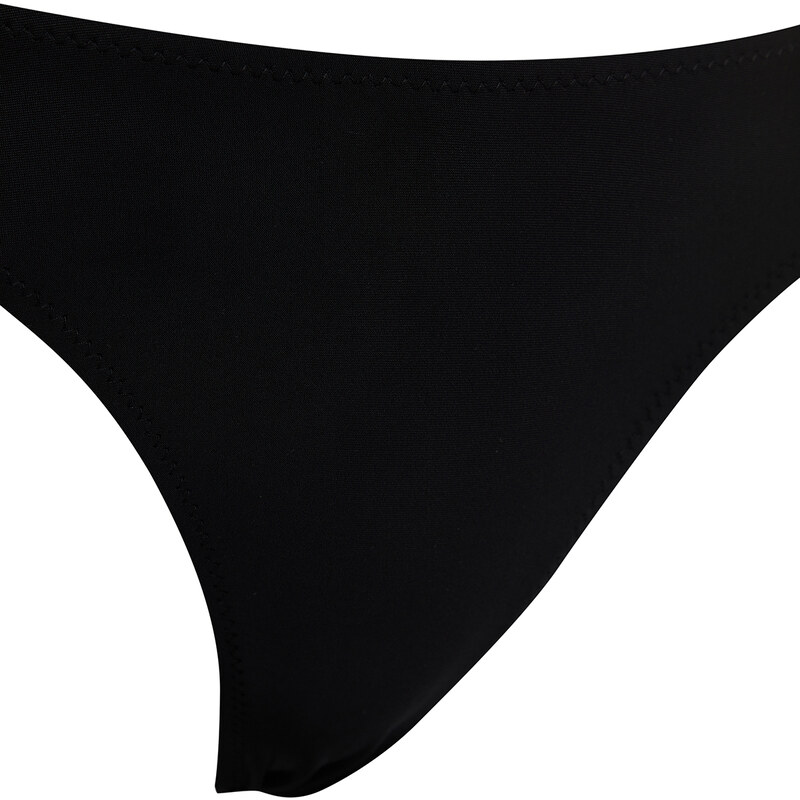 Trendyol Black Regular Bikini Bottom