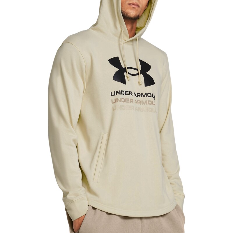 Mikina s kapucí Under Armour UA Rival Terry Graphic Hood 1386047-273