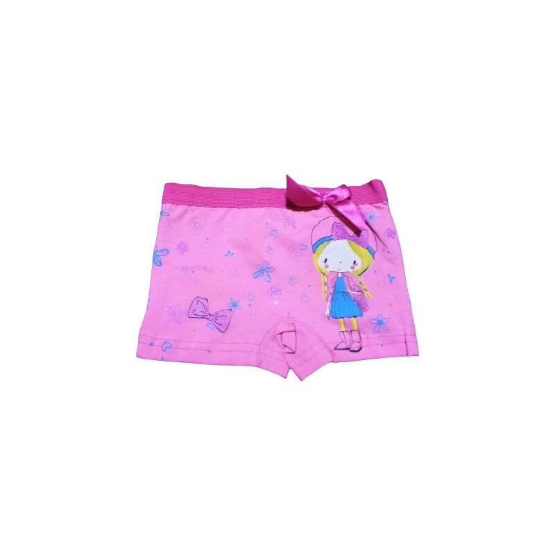 ARIAshop Dívčí kalhotky boxerky růžové 92/98
