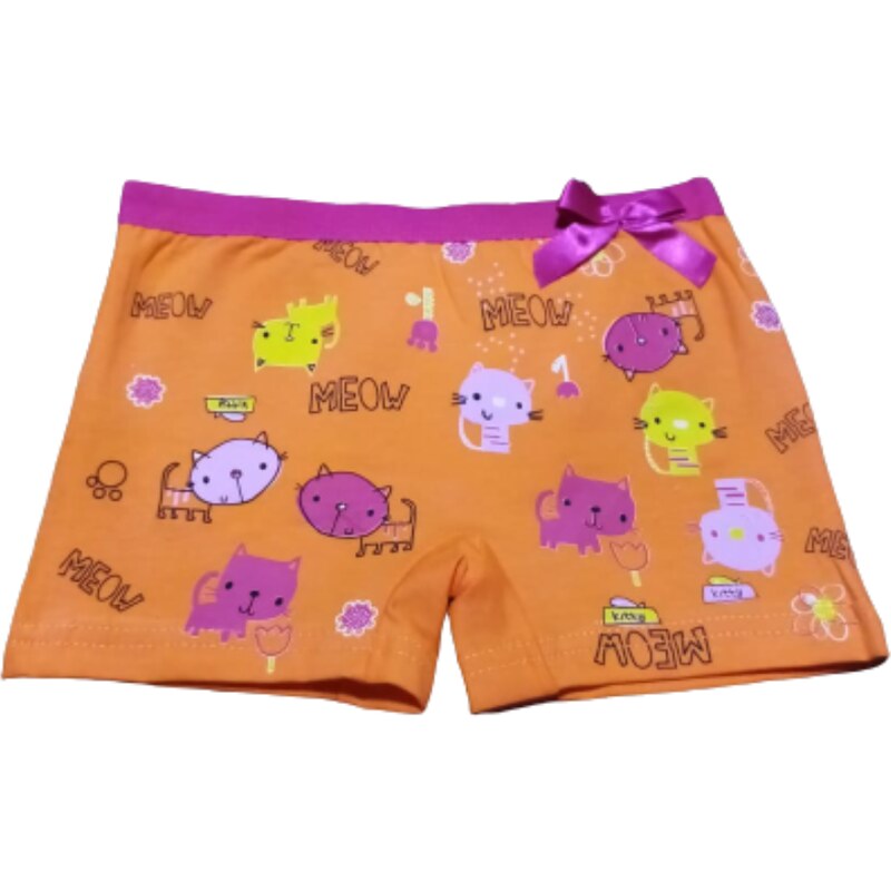 ARIAshop Dívčí boxerky oranžové 140