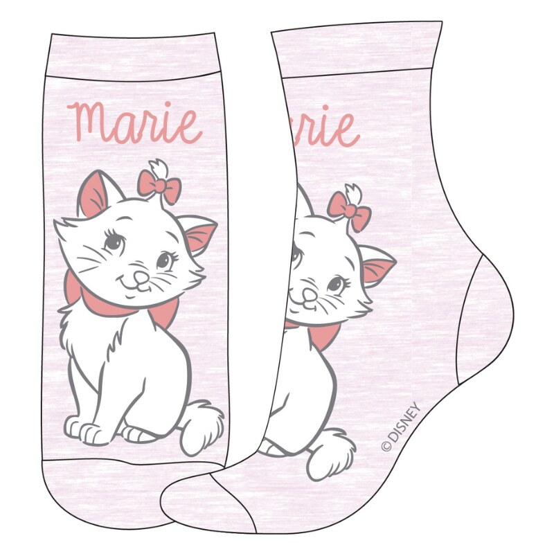 ARIAshop Ponožky Kočička Marie sv. růžové