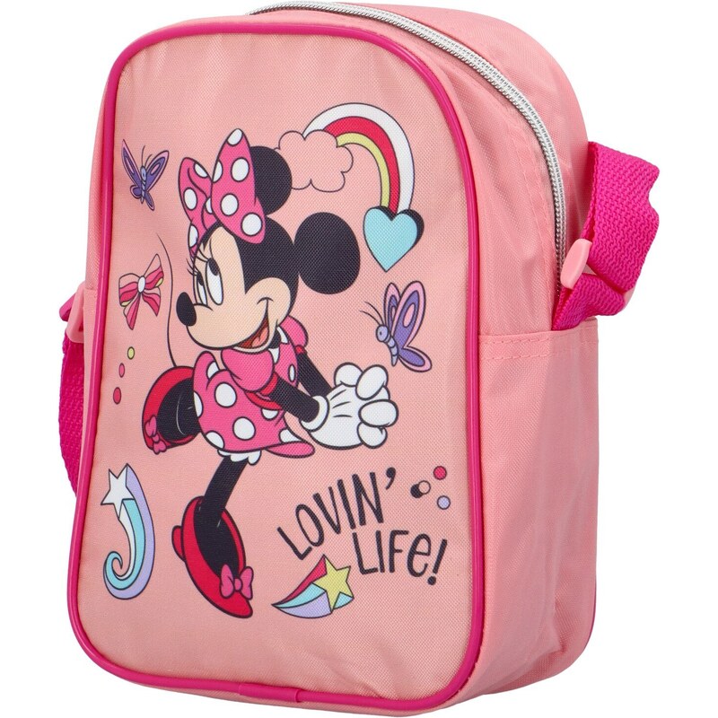 Setino Dětská veselá crossbody taška Minnie, růžová