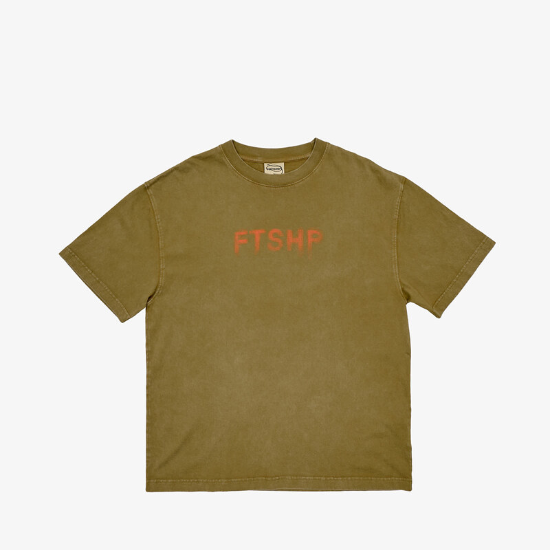 Footshop FTSHP Halftone T-Shirt UNISEX Khaki