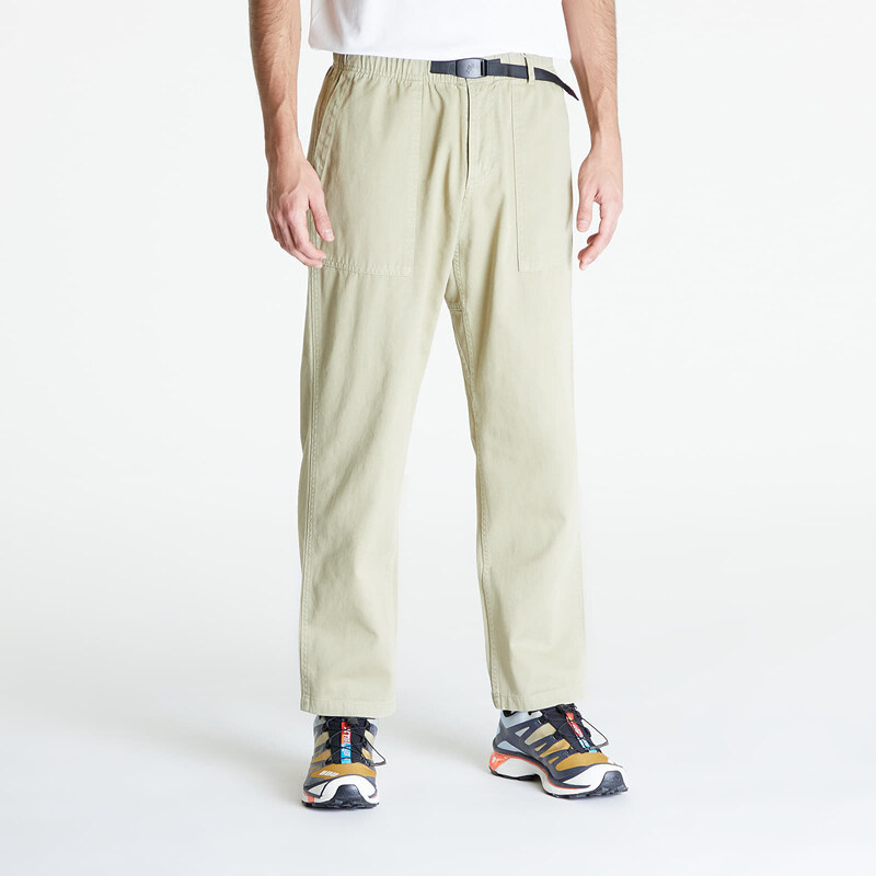 Pánské plátěné kalhoty Gramicci Loose Tapered Ridge Pant UNISEX Faded Olive