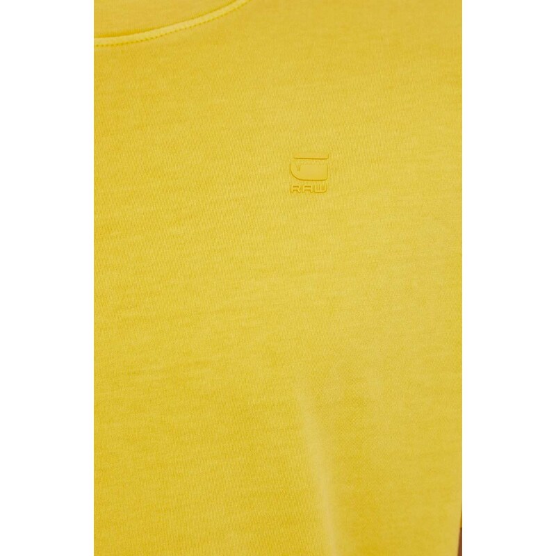 Bavlněné tričko G-Star Raw x Sofi Tukker žlutá barva