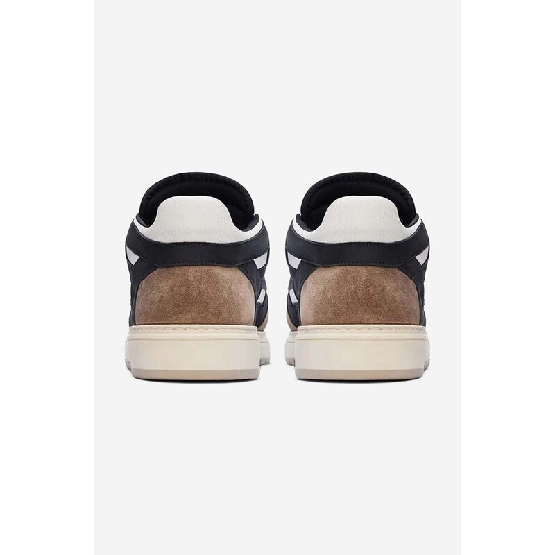 Kožené sneakers boty Represent Leather M12049-255 hnědá barva