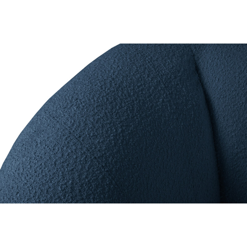 Modrá bouclé dvoumístná pohovka Cosmopolitan Design Essen 210 cm