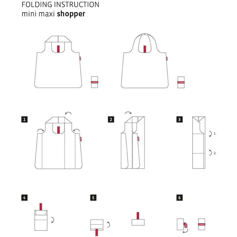 Reisenthel Mini Maxi Shopper Dots - skládací nákupní taška