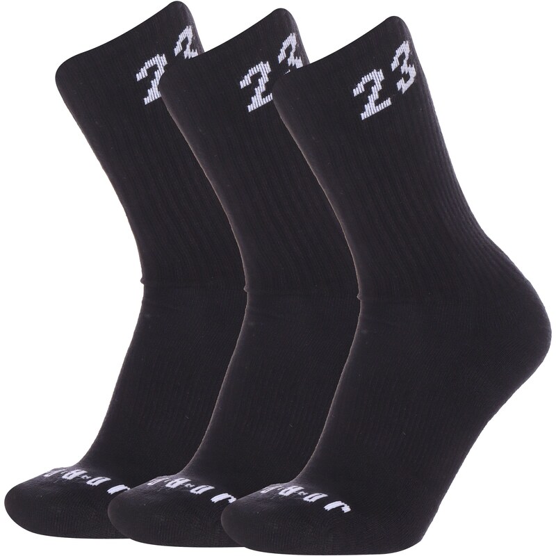 Jordan Sportovní ponožky Essentials černá / bílá