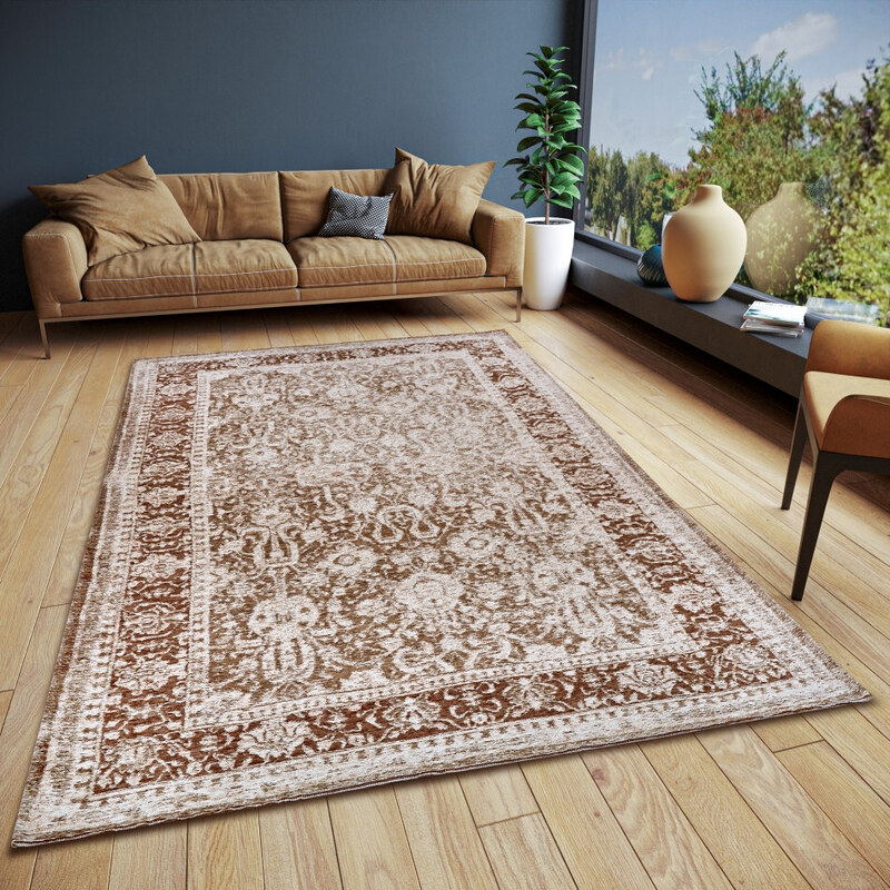 Hanse Home Collection koberce Kusový koberec Catania 105887 Aseno Brown - 80x165 cm