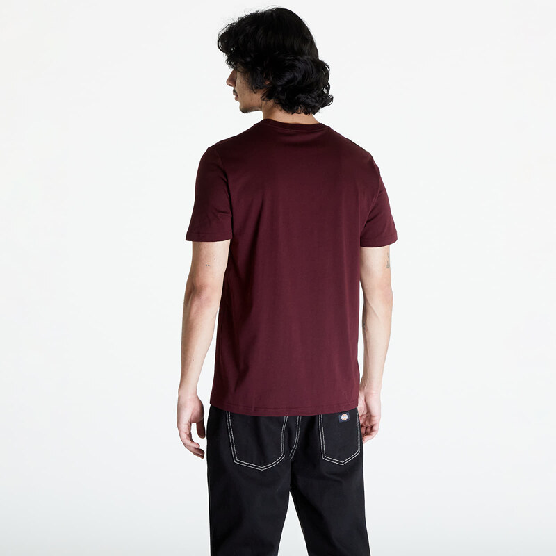 Pánské tričko FRED PERRY Crew Neck T-Shirt Oxblood/ Ecru