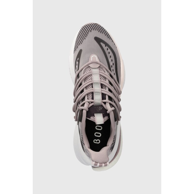 Běžecké boty adidas AlphaBoost fialová barva, IG3728