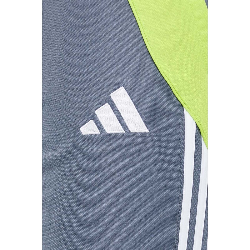 Tréninkové kalhoty adidas Performance Tiro 24 šedá barva, vzorované, IV6945